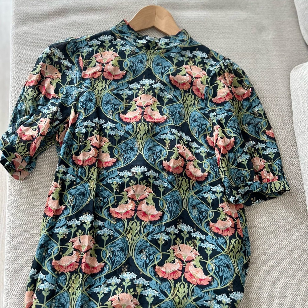Anthropologie multi color blouse